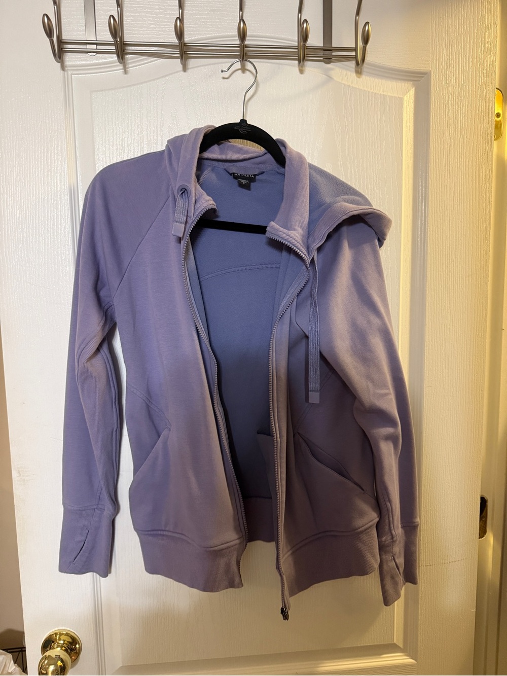 Athleta Lavender Full-Zip Hoodie